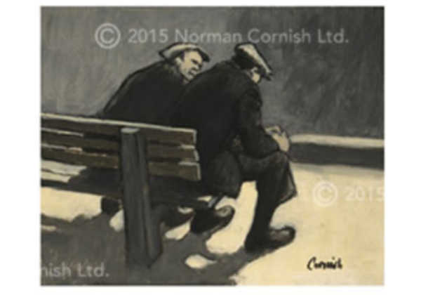 Two Men On A Bench